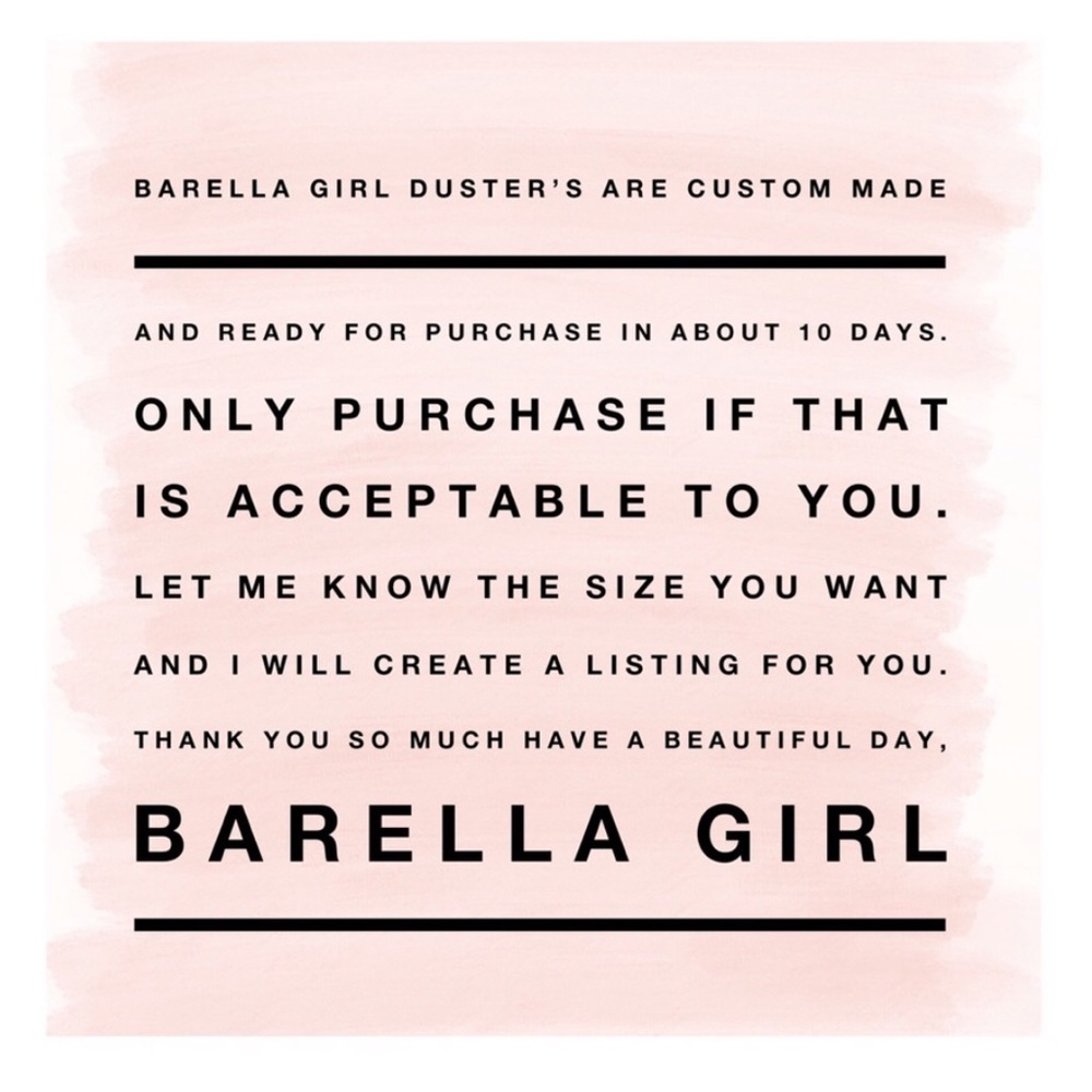 Barella Girl Duster Black & White - Picture 5 of 5